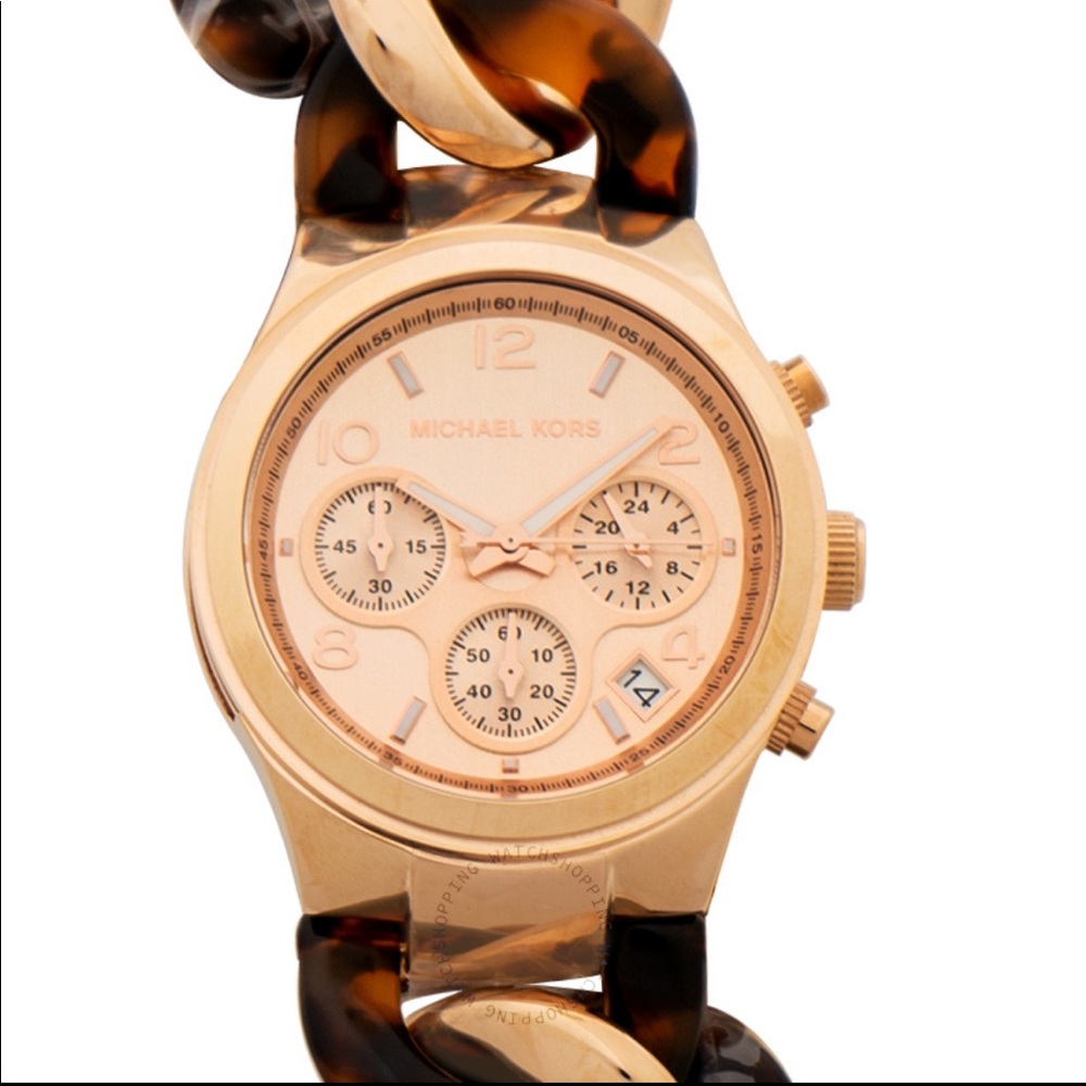 MICHAEL KORS
Runway Quartz Rose Gold-tone Watch